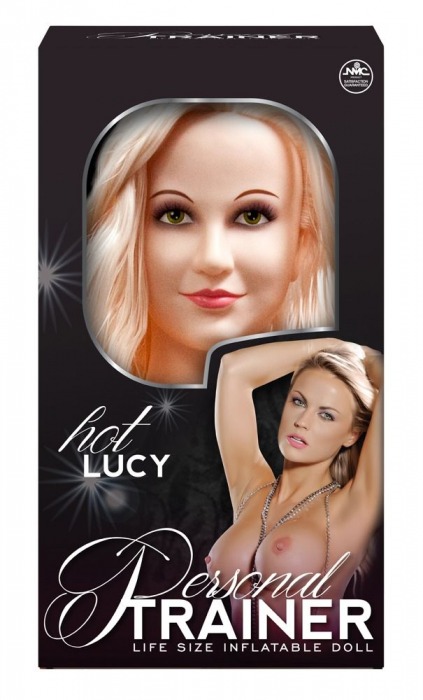 Надувная кукла с вибрацией и 2 любовными отверстиями Hot Lucy Lifesize Love Doll - NMC - в Якутске купить с доставкой