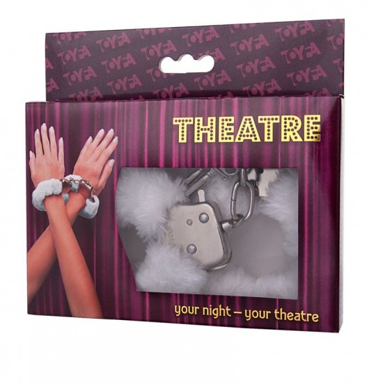 Наручники с белой меховой опушкой - ToyFa - купить с доставкой в Якутске