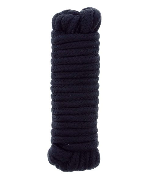 Чёрная веревка для связывания BONDX LOVE ROPE - 5 м. - Dream Toys - купить с доставкой в Якутске