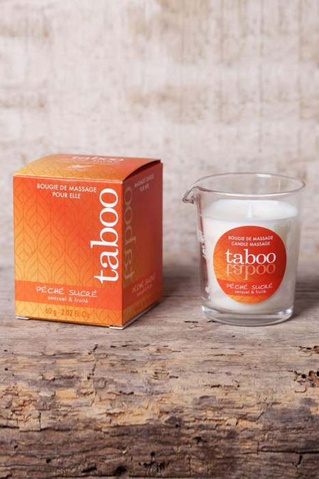 Массажное аромамасло с афродизиаками для женщин RUF Taboo Peche sucre - 60 гр. - RUF - купить с доставкой в Якутске