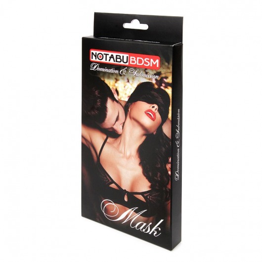 Красная маска на резиночке с леопардовыми пятнышками - Notabu - купить с доставкой в Якутске