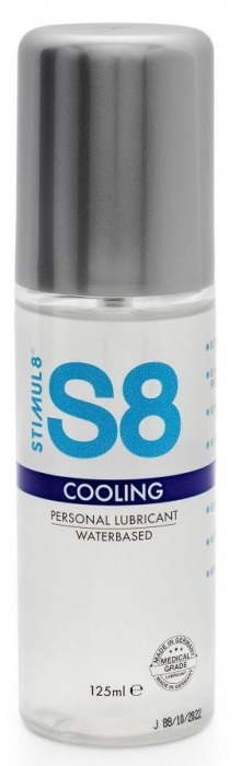 Охлаждающий лубрикант на водной основе S8 Cooling Lube - 125 мл. - Stimul8 - купить с доставкой в Якутске