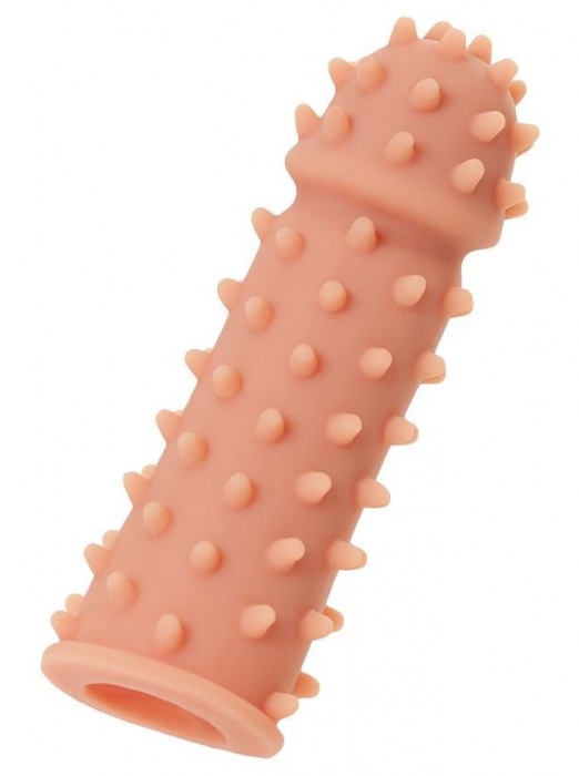Телесная реалистичная насадка KOKOS Extreme Sleeve 03 с дополнительной стимуляцией - 12,7 см. - KOKOS - в Якутске купить с доставкой