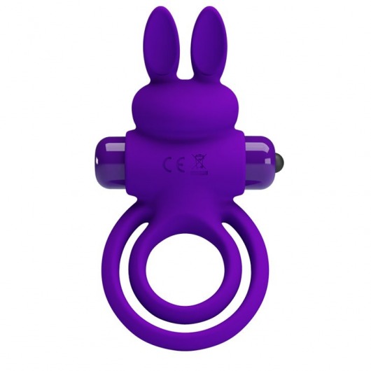 Фиолетовое эрекционное кольцо с вибростимуляцией клитора Vibrant Penis Ring III - Baile - в Якутске купить с доставкой