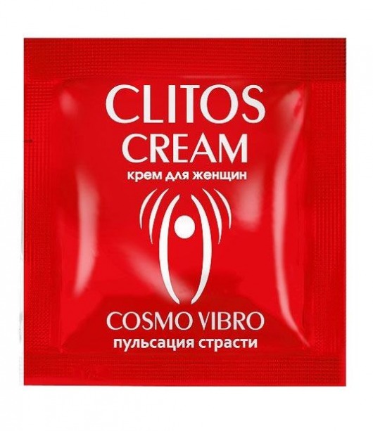 Пробник возбуждающего крема для женщин Clitos Cream - 1,5 гр. - Биоритм - купить с доставкой в Якутске