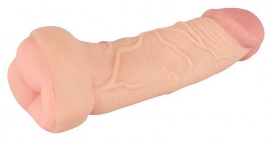 Телесная насадка-мастурбатор 2-in-1 Extension Masturbator - 21 см. - Orion - в Якутске купить с доставкой
