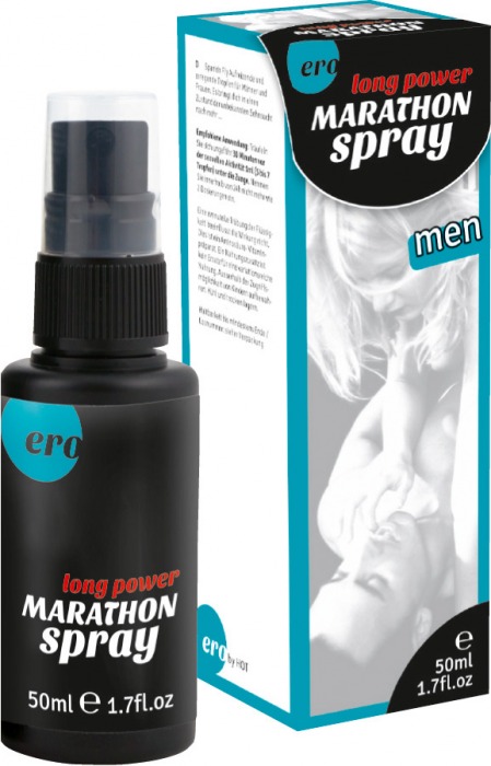 Пролонгирующий спрей для мужчин Long Power Marathon Spray - 50 мл. - Ero - купить с доставкой в Якутске