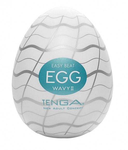 Мастурбатор-яйцо EGG Wavy II - Tenga - в Якутске купить с доставкой
