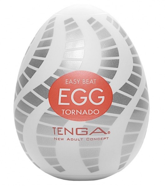 Мастурбатор-яйцо EGG Tornado - Tenga - в Якутске купить с доставкой