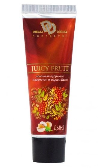 Интимный съедобный лубрикант JUICY FRUIT с ароматом дыни - 30 мл. - БиоМед - купить с доставкой в Якутске