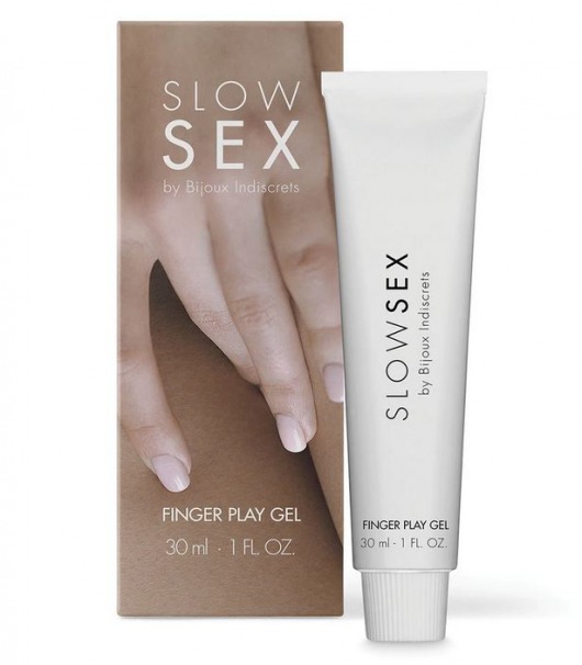 Гель для мастурбации с ароматом кокоса Slow Sex Finger Play Gel - 30 мл. - Bijoux Indiscrets - купить с доставкой в Якутске