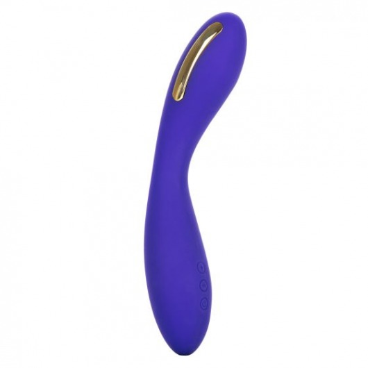 Фиолетовый вибратор с электростимуляцией Intimate E-Stimulator Wand - 21,5 см. - California Exotic Novelties - купить с доставкой в Якутске