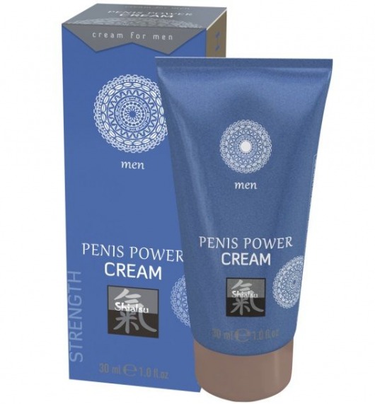 Возбуждающий крем для мужчин Penis Power Cream - 30 мл. - Shiatsu - купить с доставкой в Якутске