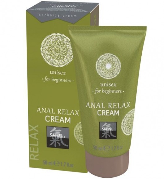 Анальный крем Anal Relax Cream - 50 мл. - Shiatsu - купить с доставкой в Якутске