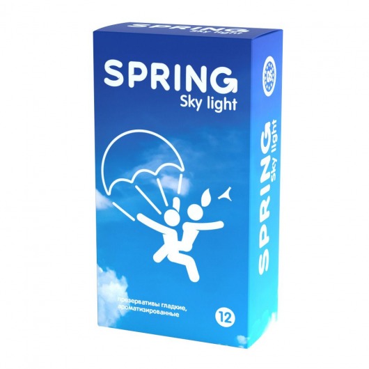 Ультратонкие презервативы SPRING SKY LIGHT - 12 шт. - SPRING - купить с доставкой в Якутске