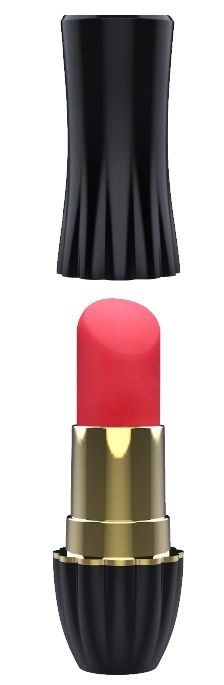 Клиторальный стимулятор-помада LIPSTICK - 9,3 см. - Dream Toys - купить с доставкой в Якутске