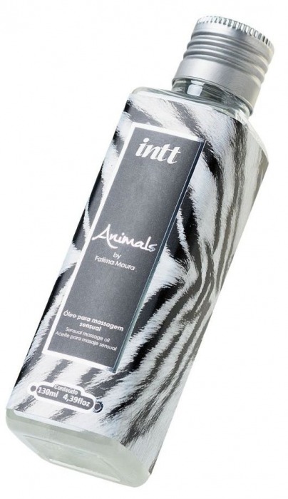 Массажное масло ANIMALS by Fatima Moura с возбуждающим эффектом - 130 мл. - INTT - купить с доставкой в Якутске