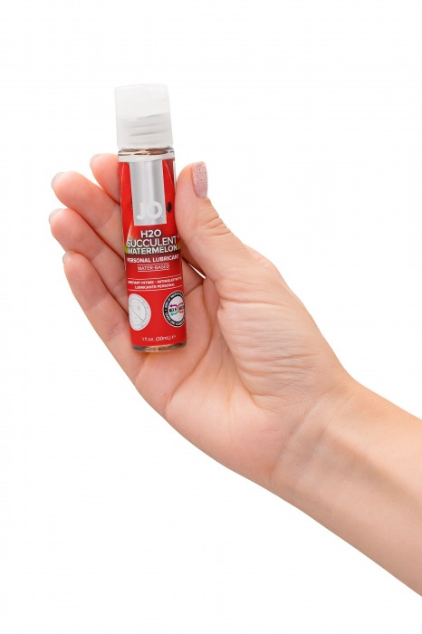 Лубрикант с ароматом арбуза JO Flavored Watermelon - 30 мл. - System JO - купить с доставкой в Якутске