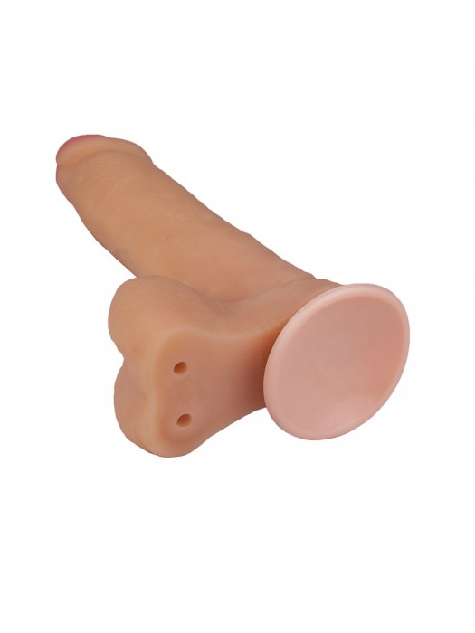 Телесный фаллоимитатор на присоске BEST COCK 8 - 22 см. - LOVETOY (А-Полимер)