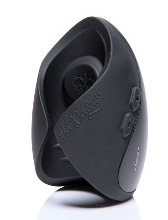 Черный инновационный мужской вибратор PULSE SOLO ESSENTIAL - Hot Octopuss - в Якутске купить с доставкой