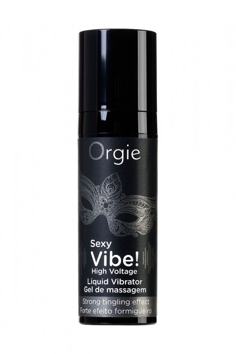 Гель для массажа ORGIE Sexy Vibe High Voltage с эффектом вибрации - 15 мл. - ORGIE - купить с доставкой в Якутске