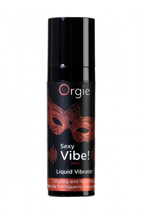 Разогревающий гель для массажа ORGIE Sexy Vibe Hot с эффектом вибрации - 15 мл. - ORGIE - купить с доставкой в Якутске