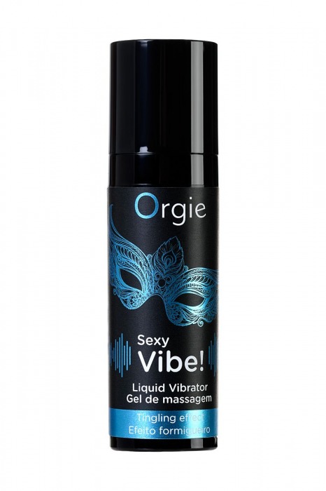Гель для массажа ORGIE Sexy Vibe Liquid Vibrator с эффектом вибрации - 15 мл. - ORGIE - купить с доставкой в Якутске