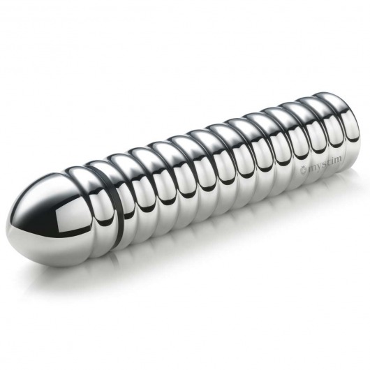 Рельефный фаллос для интенсивного электросекса Groovey George - 20 см. - MyStim - купить с доставкой в Якутске