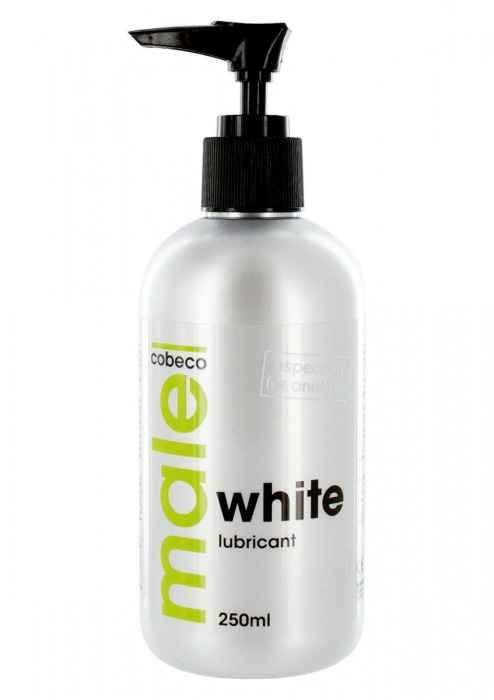 Анальная смазка на водной основе MALE Cobeco White Lubricant - 250 мл. - Cobeco - купить с доставкой в Якутске