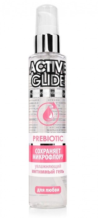 Увлажняющий интимный гель Active Glide Prebiotic - 100 гр. - Биоритм - купить с доставкой в Якутске