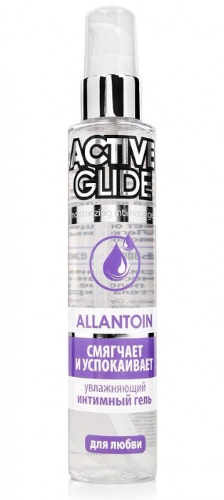 Увлажняющий интимный гель Active Glide Allantoin - 100 гр. - Биоритм - купить с доставкой в Якутске