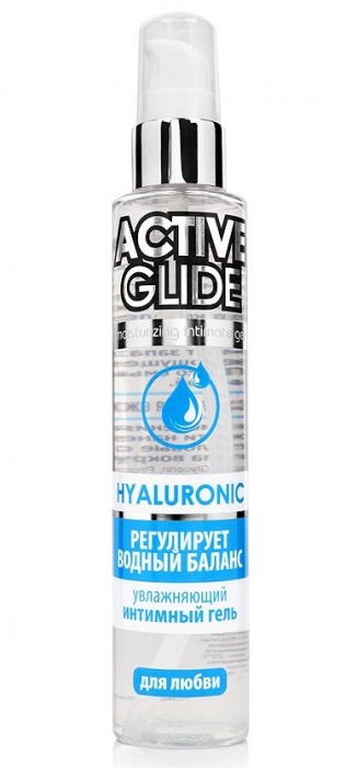 Увлажняющий интимный гель Active Glide Hyaluronic - 100 гр. - Биоритм - купить с доставкой в Якутске