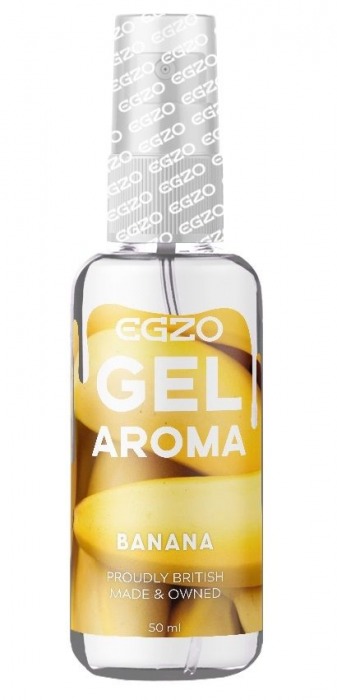 Интимный лубрикант EGZO AROMA с ароматом банана - 50 мл. - EGZO - купить с доставкой в Якутске