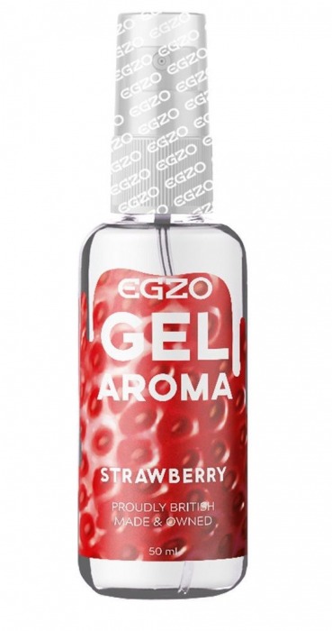 Интимный лубрикант EGZO AROMA с ароматом клубники - 50 мл. - EGZO - купить с доставкой в Якутске