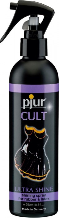 Спрей для ухода за одеждой из латекса pjur CULT Ultra Shine - 250 мл. - Pjur - купить с доставкой в Якутске