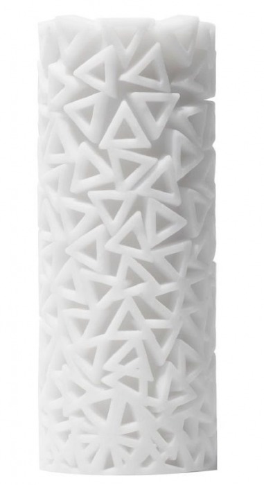 Белый 3D мастурбатор PILE - Tenga - в Якутске купить с доставкой