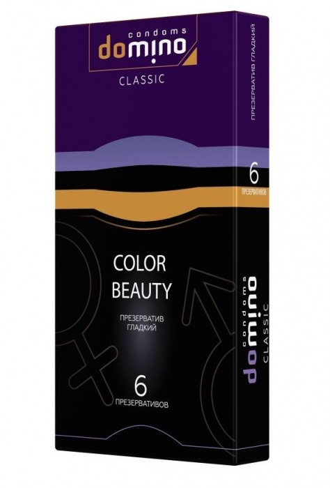 Разноцветные презервативы DOMINO Colour Beauty - 6 шт. - Domino - купить с доставкой в Якутске