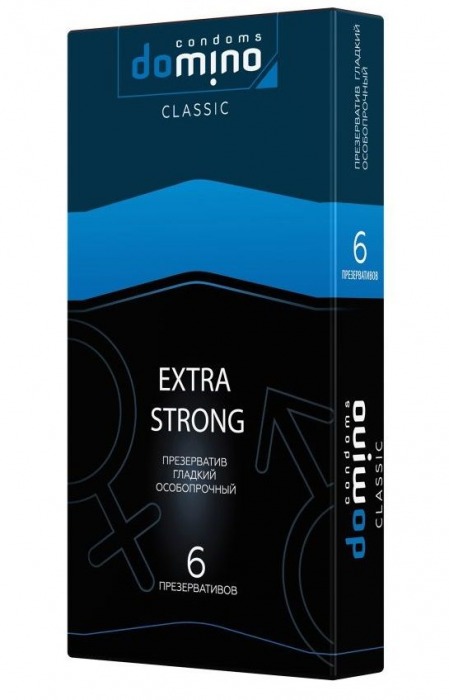 Суперпрочные презервативы DOMINO Extra Strong - 6 шт. - Domino - купить с доставкой в Якутске