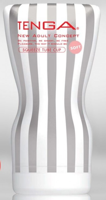 Мастурбатор TENGA Squeeze Tube Cup Soft - Tenga - в Якутске купить с доставкой