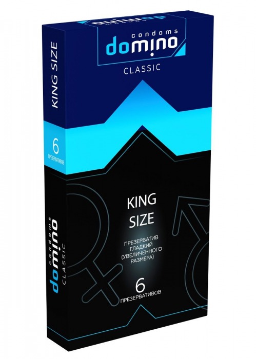 Презервативы увеличенного размера DOMINO Classic King size - 6 шт. - Domino - купить с доставкой в Якутске