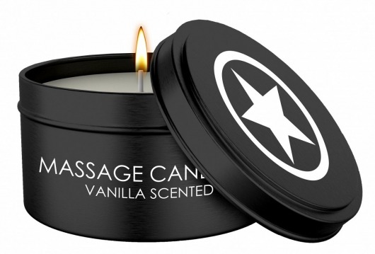 Массажная свеча с ароматом ванили Massage Candle - Shots Media BV - купить с доставкой в Якутске