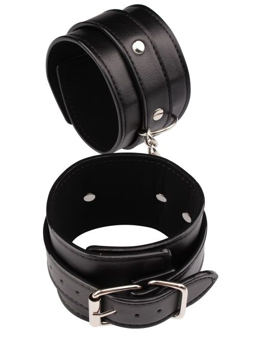 Черные оковы Classic Ankle Cuffs - Chisa - купить с доставкой в Якутске
