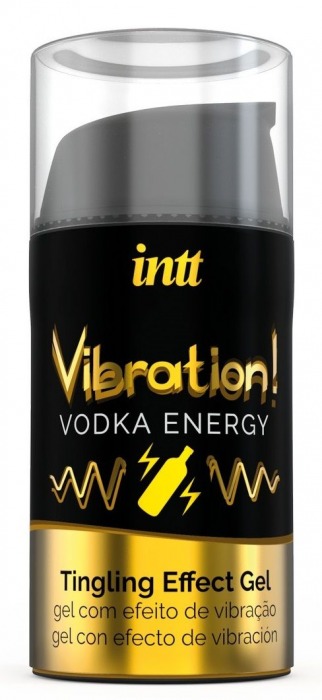 Жидкий интимный гель с эффектом вибрации Vibration! Vodka Energy - 15 мл. - INTT - купить с доставкой в Якутске