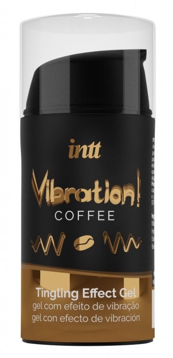 Жидкий интимный гель с эффектом вибрации Vibration! Coffee - 15 мл. - INTT - купить с доставкой в Якутске