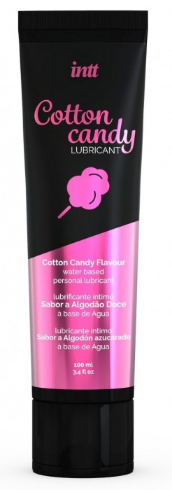 Интимный гель на водной основе Cotton Candy Lubricant - 100 мл. - INTT - купить с доставкой в Якутске