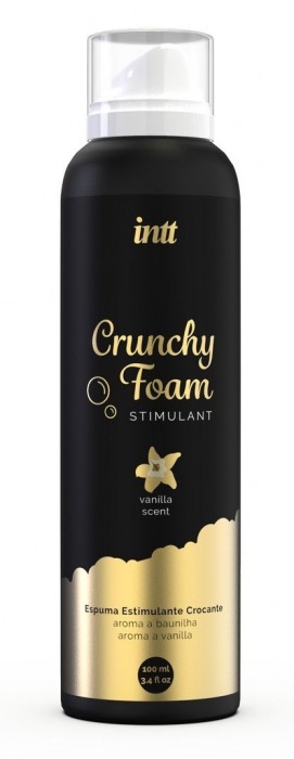 Пенка для массажа Crunchy Foam Stimulant Vanilla - 100 мл. - INTT - купить с доставкой в Якутске