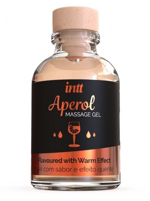 Массажный гель с согревающим эффектом Aperol - 30 мл. - INTT - купить с доставкой в Якутске
