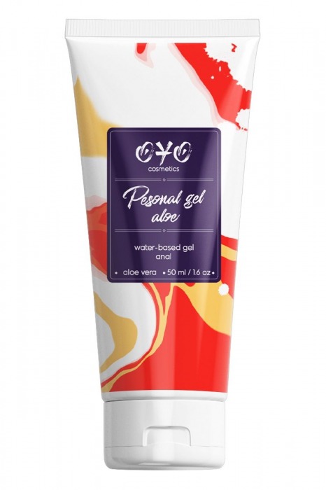 Анальная смазка на водной основе OYO Personal Gel Aloe - 50 мл. - OYO - купить с доставкой в Якутске