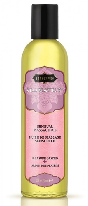 Массажное масло с цветочным ароматом Pleasure Garden - 236 мл. - Kama Sutra - купить с доставкой в Якутске