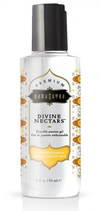 Гель-лубрикант на водной основе Divine Nectars Vanilla с ароматом ванили - 150 мл. - Kama Sutra - купить с доставкой в Якутске
